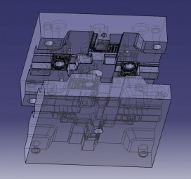3D-Konstruktion von Kokillen und Bau der Spannvorrichtung